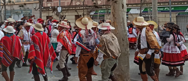 Festa de la comunitat peruana el dia de Nadal